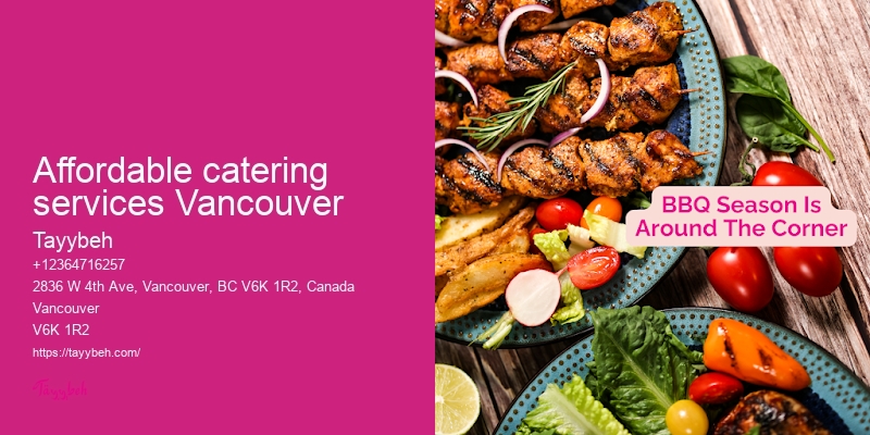Full-Service Event Catering Vancouver