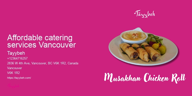 Vancouver Syrian Food Catering Reviews