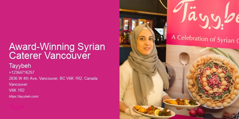Syrian Food Preparation Vancouver