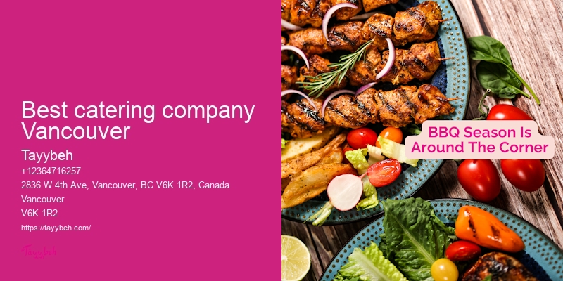 Vancouver halal catering for weddings