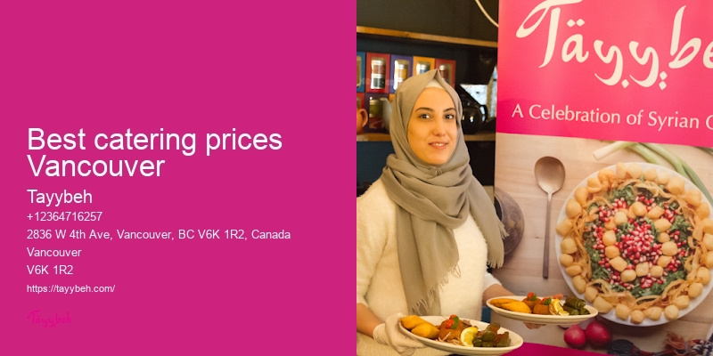 Vancouver catering for business events