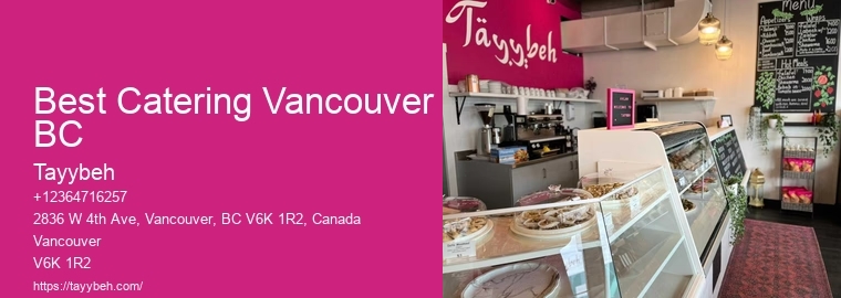 Vancouver catering for office parties