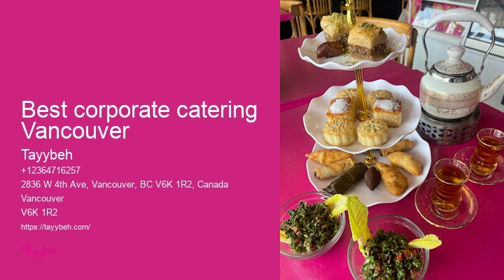 Syrian Food for Office Events Vancouver