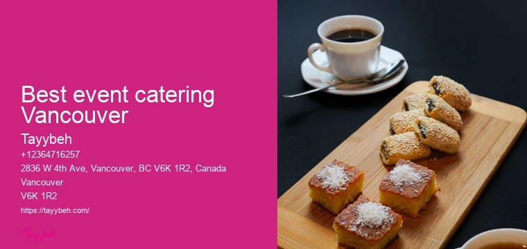 Affordable catering options Vancouver