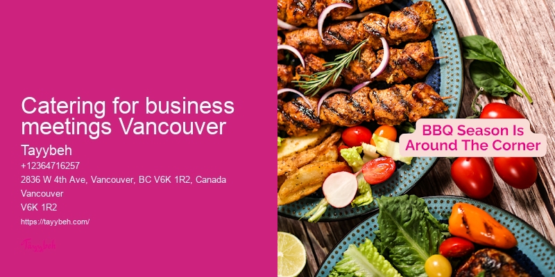 Halal food catering companies Vancouver