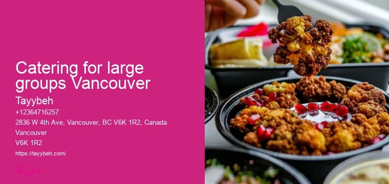 Vancouver catering services for corporate events