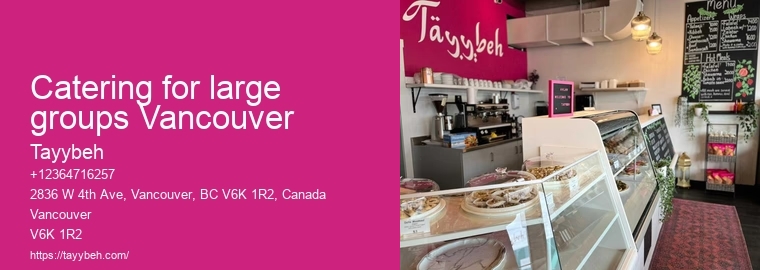 Vancouver upscale catering services