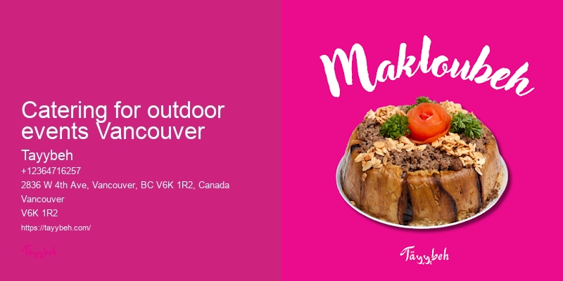 Event Catering Experts Vancouver