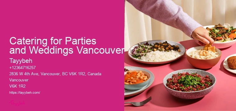 Personalized catering Vancouver