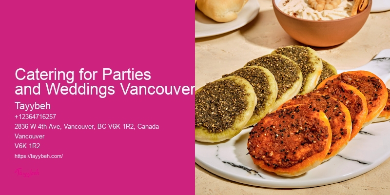 Full Service Syrian Catering Vancouver