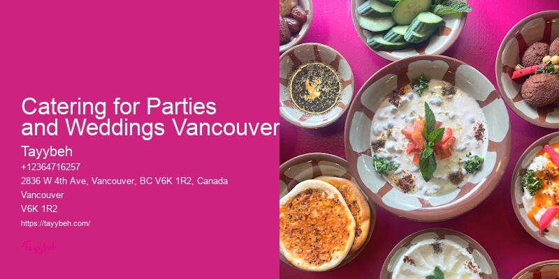 Catering for special events Vancouver