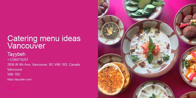 Top-rated catering companies Vancouver