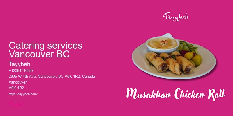 Vancouver catering for large groups