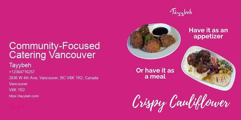 Catering for networking events Vancouver