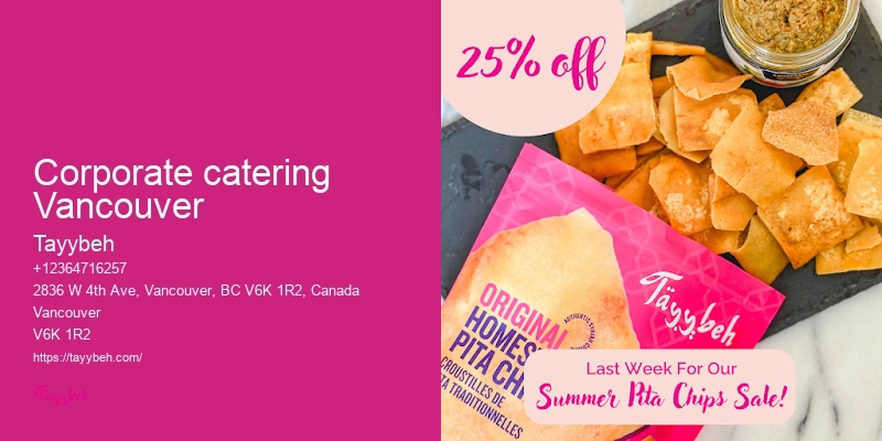 Catering for business meetings Vancouver