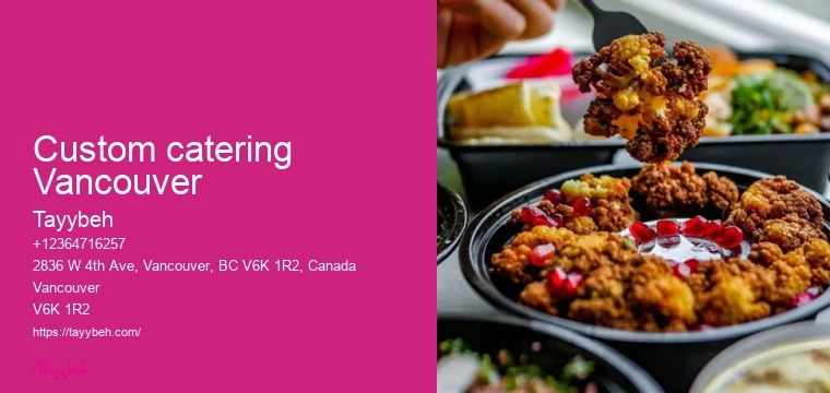 Vancouver catering service reviews