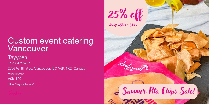 Specialty catering Vancouver