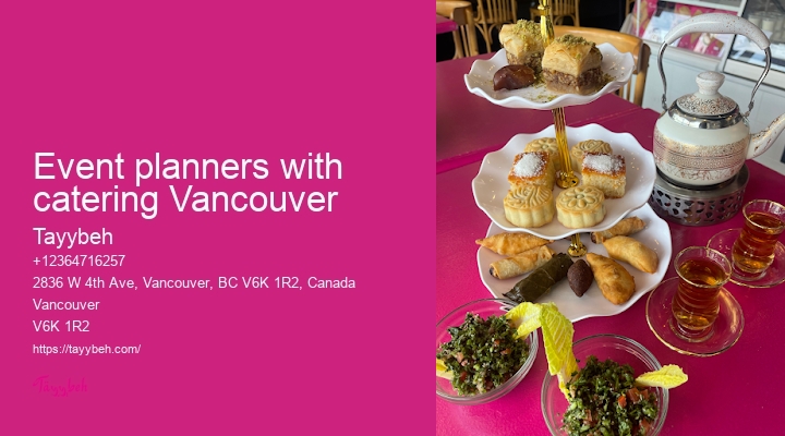 Top-rated halal food catering Vancouver