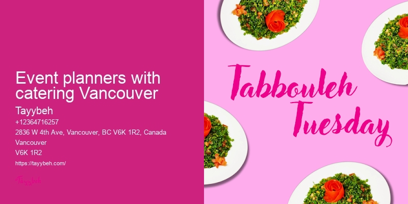 Vancouver catering for brunch