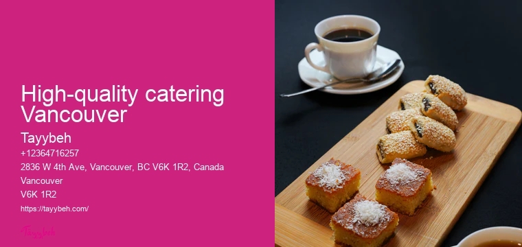 Professional catering Vancouver