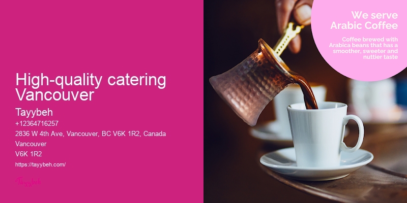 Vancouver catering service quotes