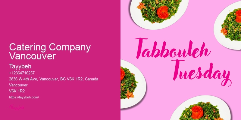 Vancouver catering for office parties