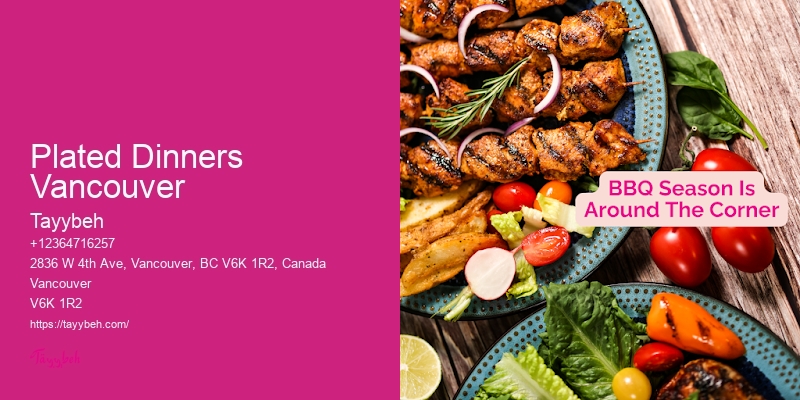 Professional catering services Vancouver