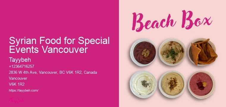 Customizable catering packages Vancouver