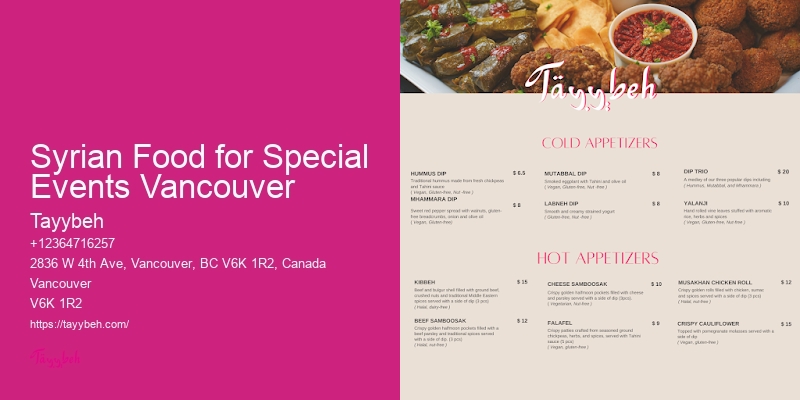 Exclusive Event Catering Vancouver