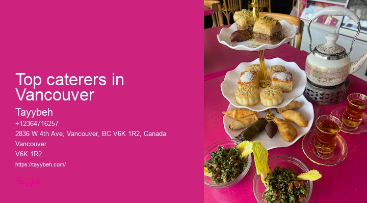 Catering for large groups Vancouver