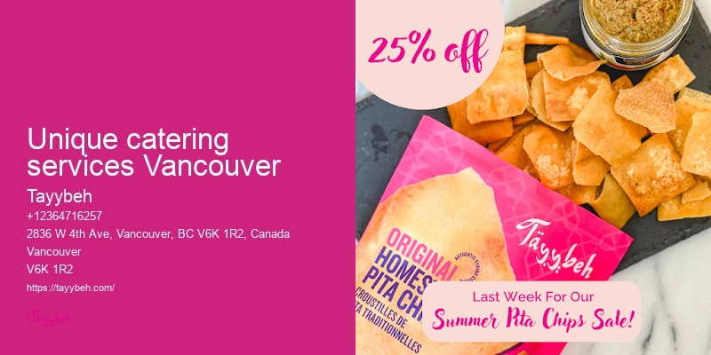 Local Syrian Food Catering Vancouver