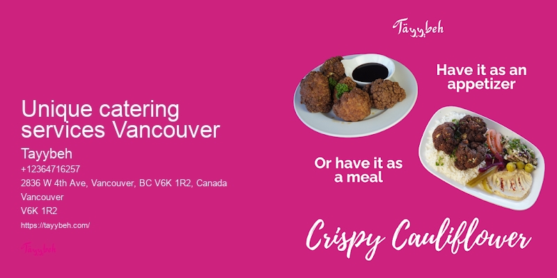 Healthy Syrian Food Vancouver