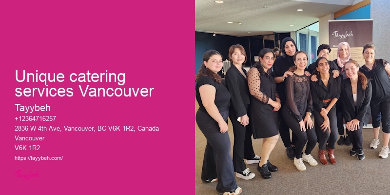 Full-Service Catering for Events Vancouver