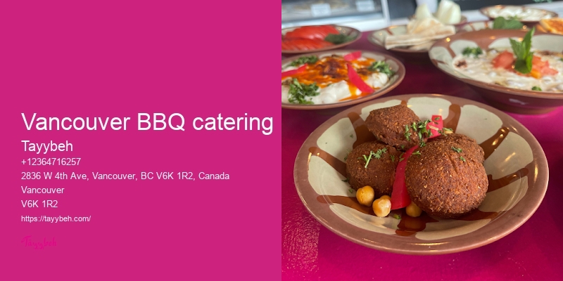 Affordable Syrian food catering Vancouver