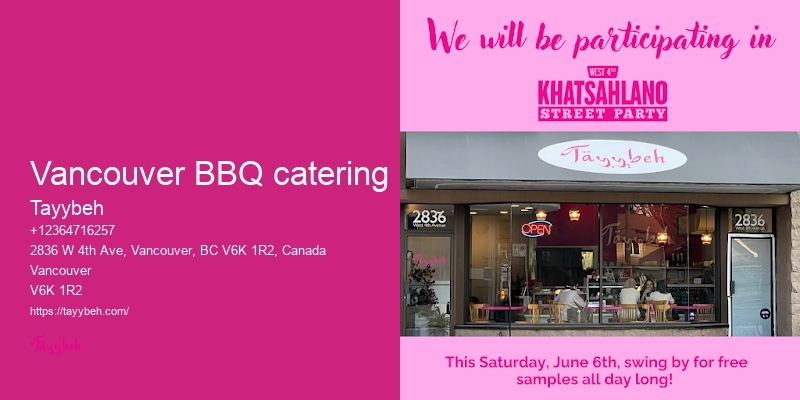 Catering for trade shows Vancouver