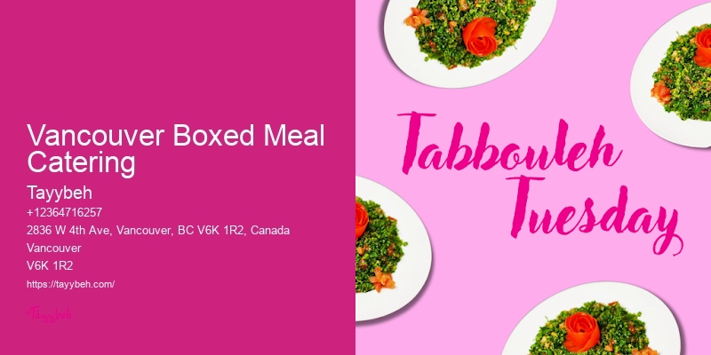 Wedding catering Vancouver