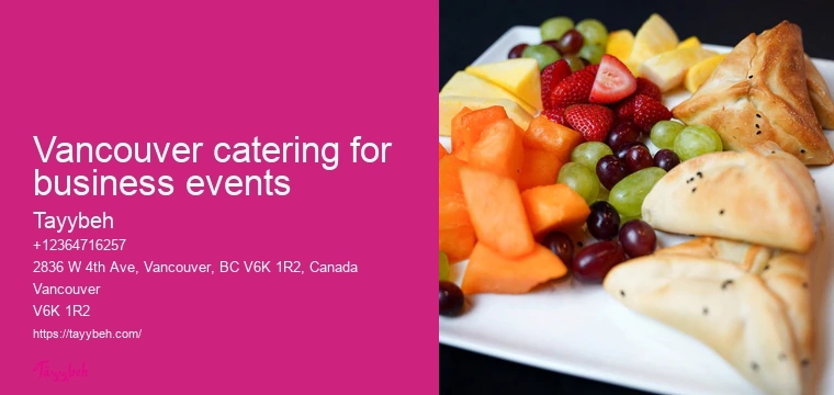 Syrian Catering Vancouver BC
