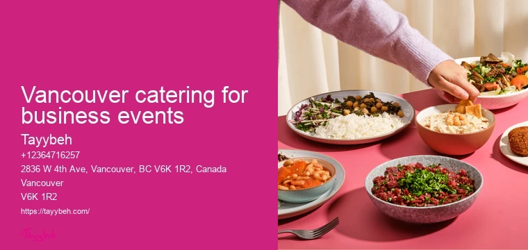 Vancouver lunch catering