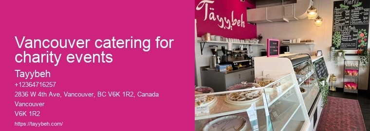 Syrian food catering services Vancouver