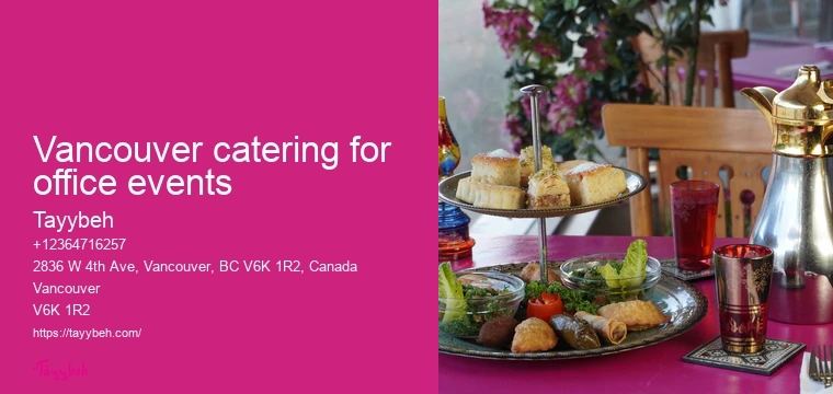Full-Service Catering for Events Vancouver