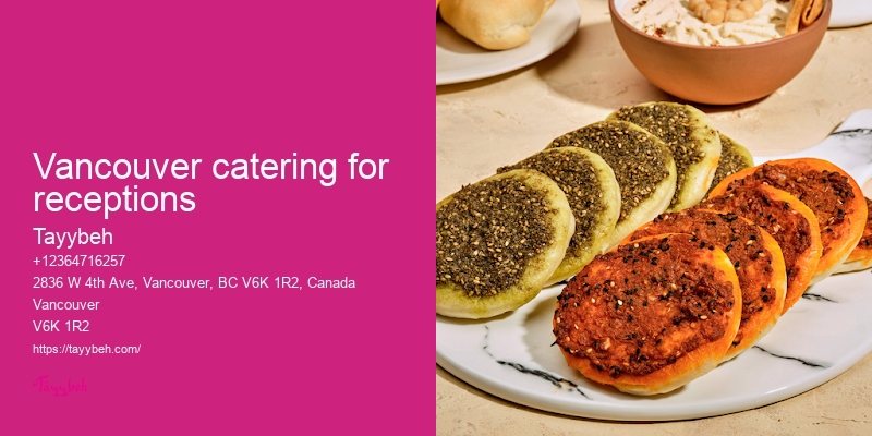 Vancouver gourmet dinner catering