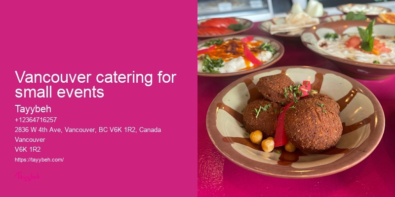 Vancouver event catering experts