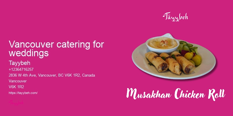 Syrian Cuisine for Parties Vancouver