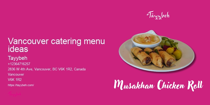 Vegan Syrian Food Vancouver
