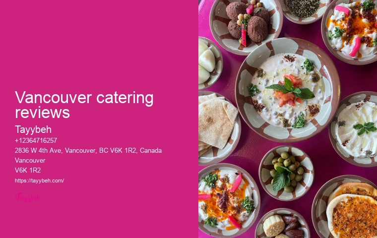 Vancouver wedding reception catering