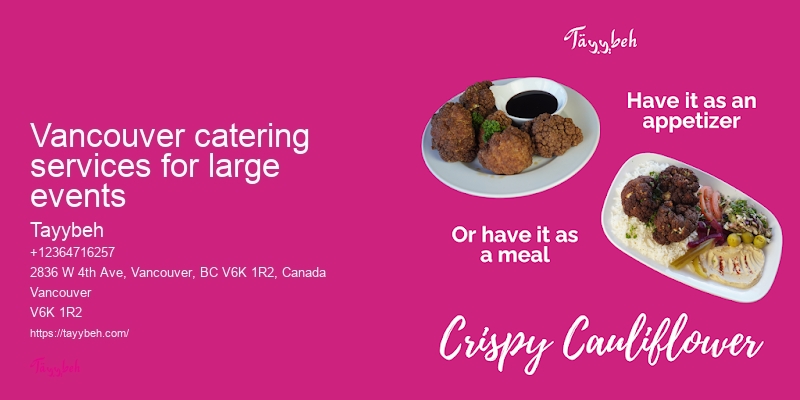 Vancouver catering for large gatherings