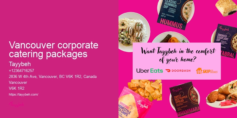 Catering companies Vancouver reviews