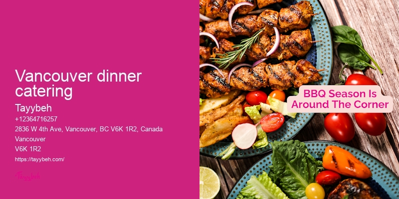 Vancouver catering for small events