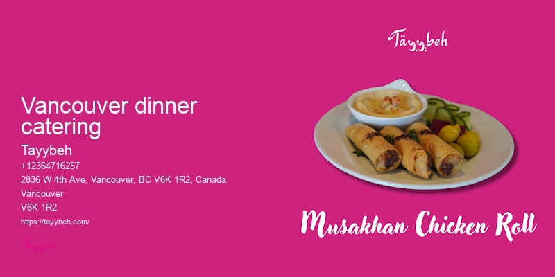 Vancouver wedding catering