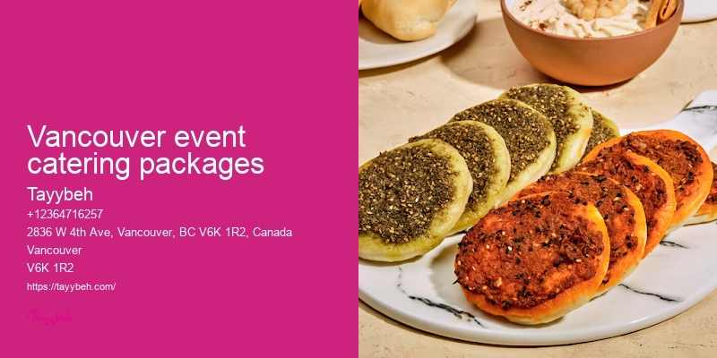 Vancouver event catering